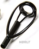 American Tackle- Tip Top-Gloss Black Frame, Charcoal Nanolite Ring, Katamtamang Timbang