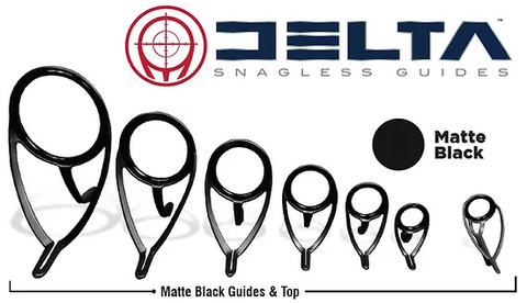 American Tackle-Nanolite Matte Black Delta Guide