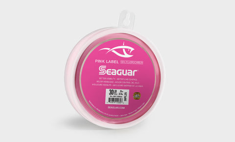 Seaguar Pink Label 100% Fluorocarbon Leader 25 Yards
