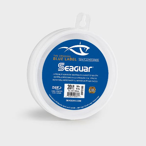 Seaguar Blue Label 100% Fluorocarbon Leader (DSF) 50 Yards